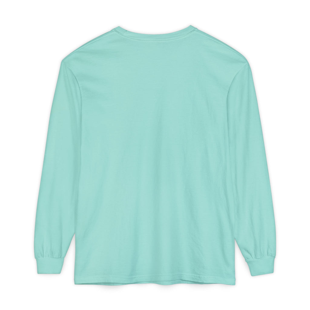 Court Gate Long Sleeve Tee in Chalky Mint, back view