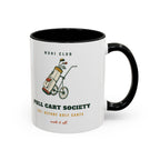 Pull Cart Society Mug in Black, right side