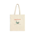 Night Session Tote in Natural, front view