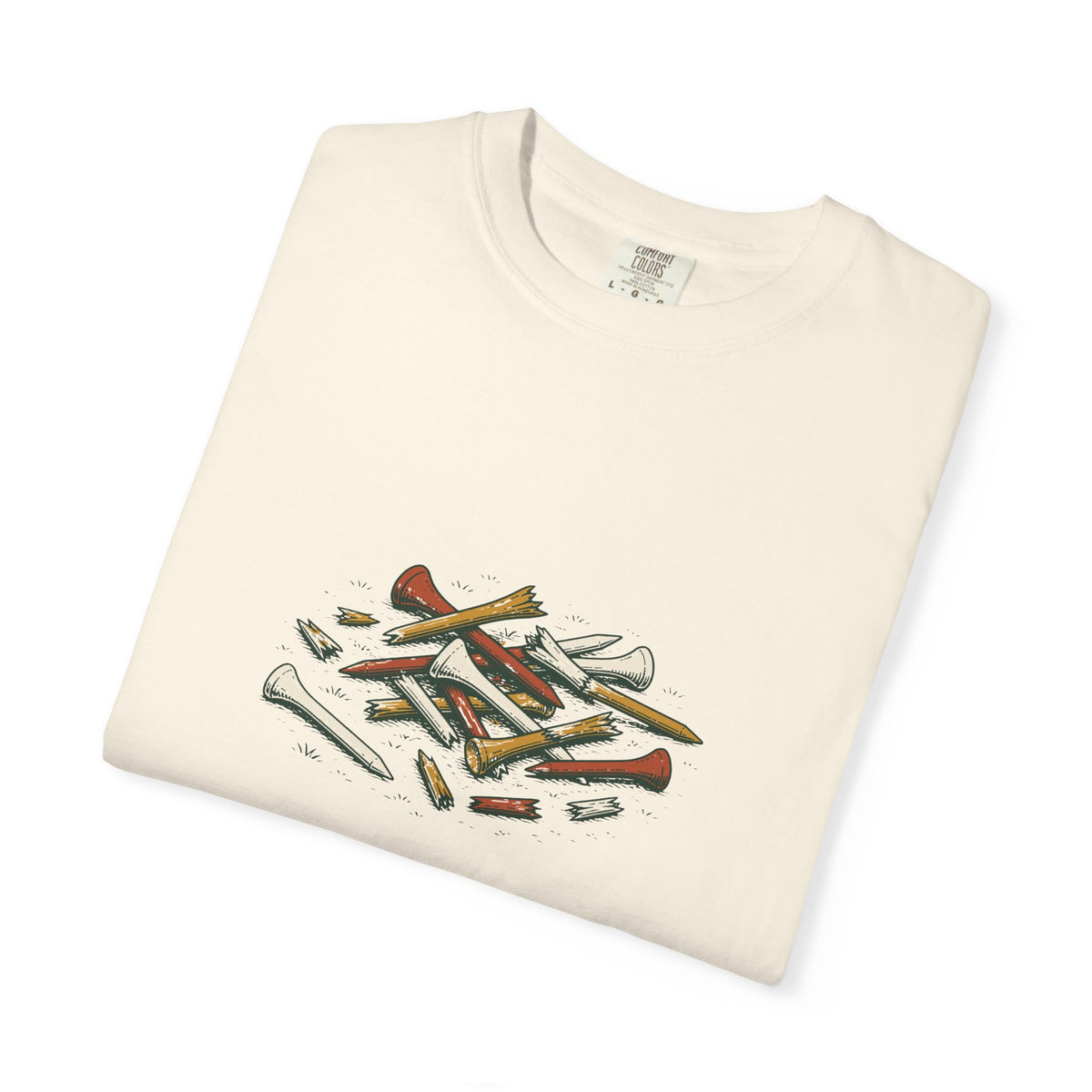 Broken Tee Club Tee in Ivory, folded