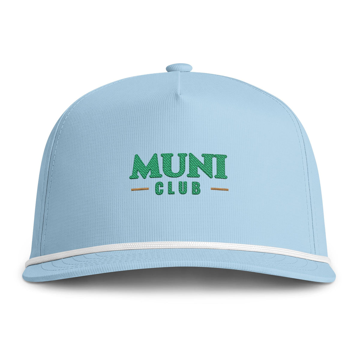 Muni Stack Rope Cap in Chambray, front view