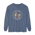Fall League Long Sleeve Tee in Blue Jean, front view