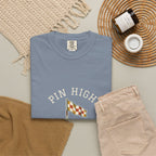 Pin High Tee in Blue Jean, flat lay