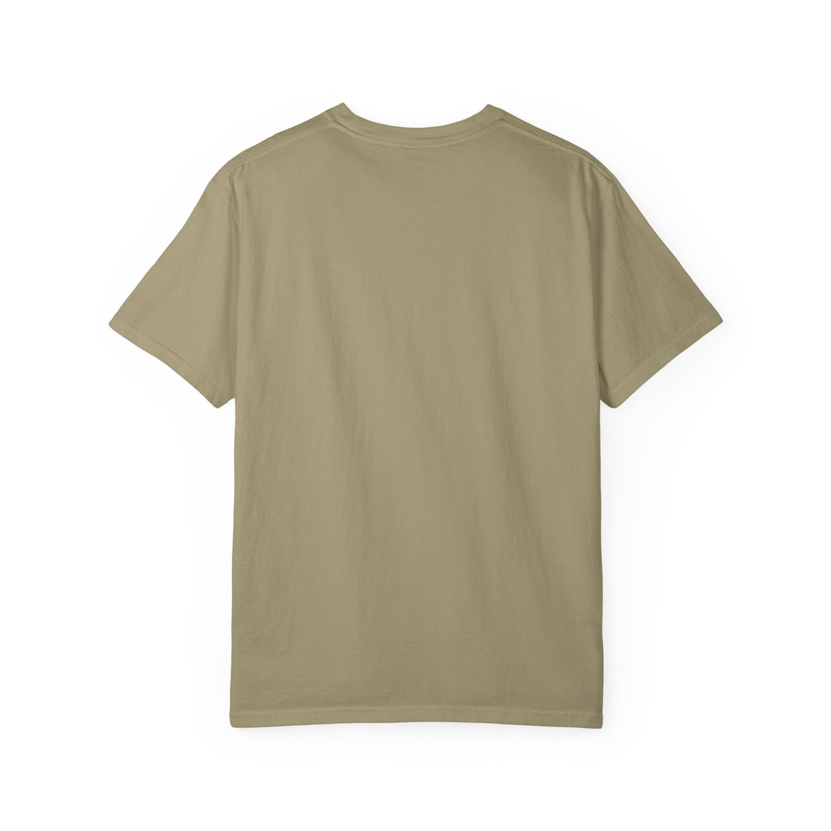 Shoot for the Moon Tee in Khaki, back view