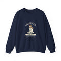 Snowman Crewneck in Navy, front view