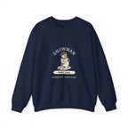 Snowman Crewneck in Navy, front view