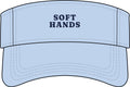 Soft Hands Visor in Baby Blue, front view