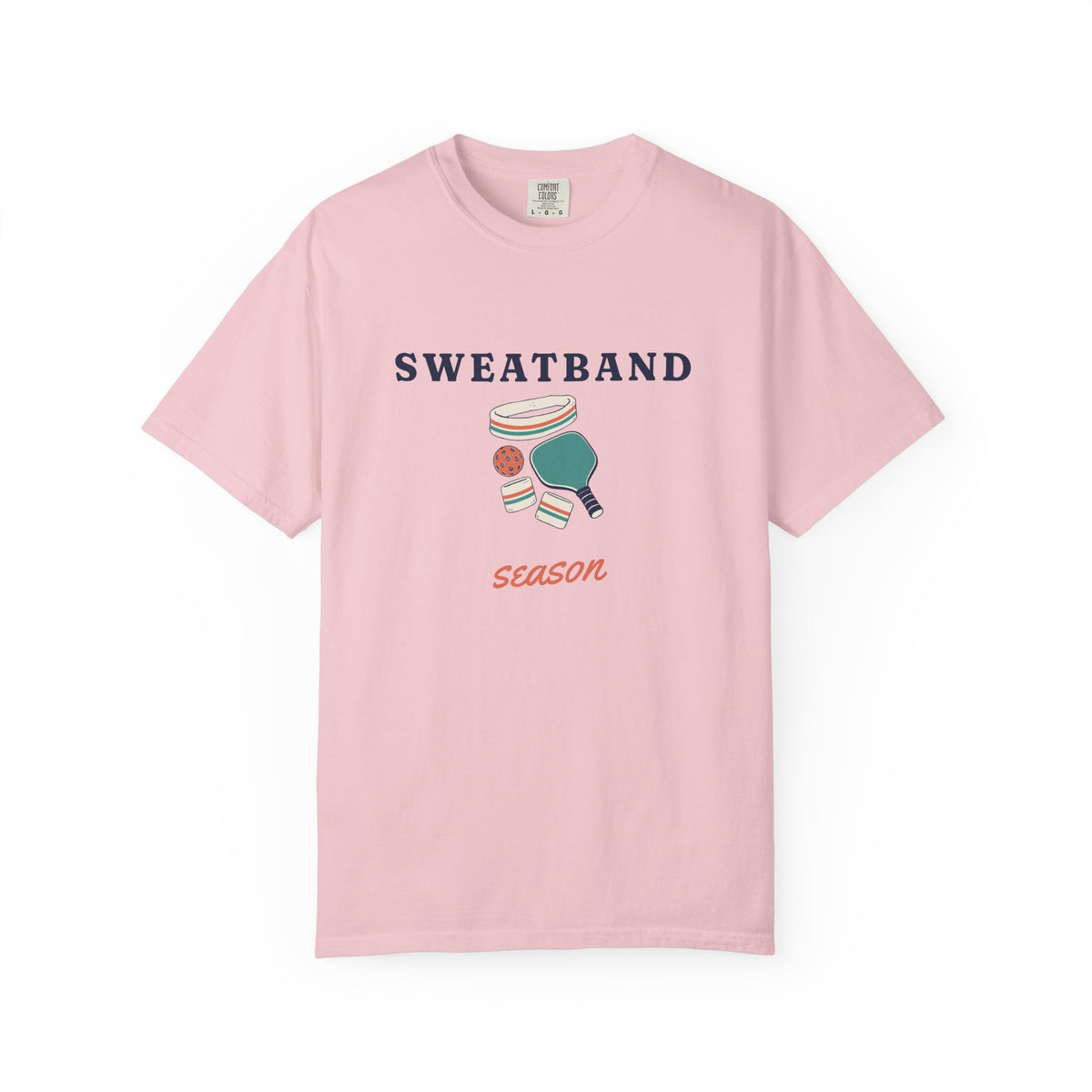 Sweatband Season Tee in Blossom, front view