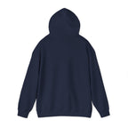 Doubles Club Hoodie in Navy, back view, second angle