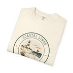 Coastal Links Tee in Ivory, folded