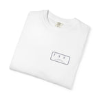 Monogram Shield Tee in White, folded