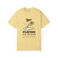 Into the Wind Tee in Butter, front view