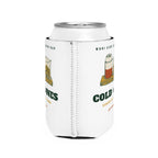 Cold Ones Can Cooler in White, right side view