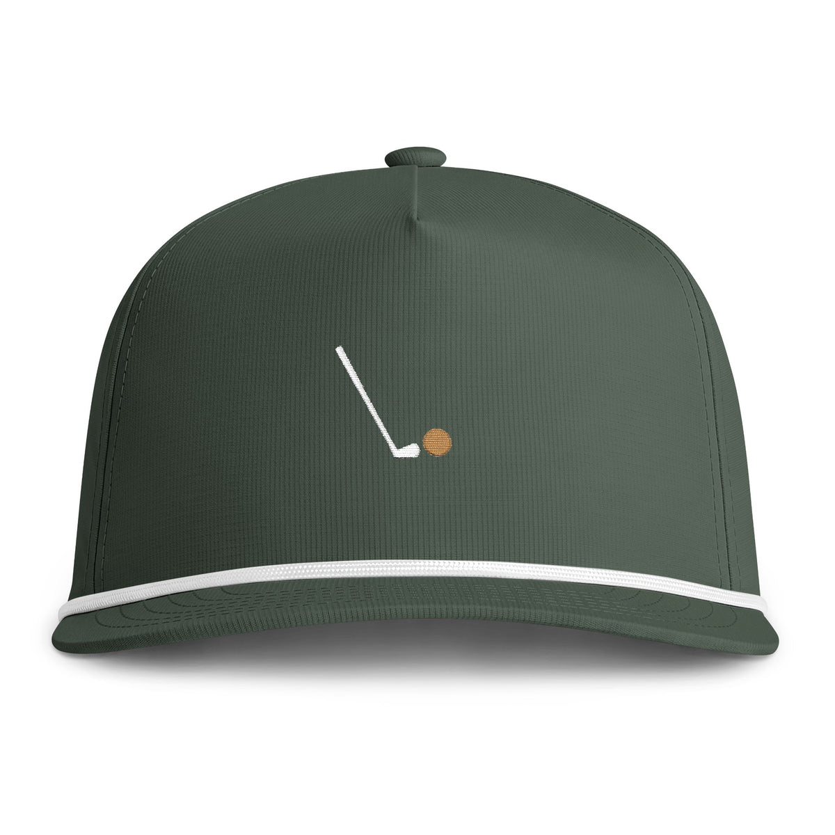 Seven Iron Rope Cap in Moss, front view