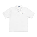 Open to All Polo in White, front view