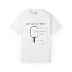 Anatomy of a Paddle Tee in White, front view