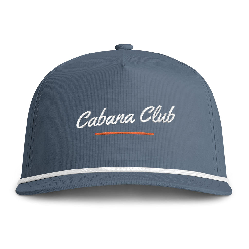 Cabana Club Rope Cap in Blue Jean, front view