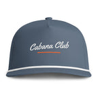 Cabana Club Rope Cap in Blue Jean, front view