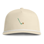 Seven Iron Rope Cap in Ivory, front view