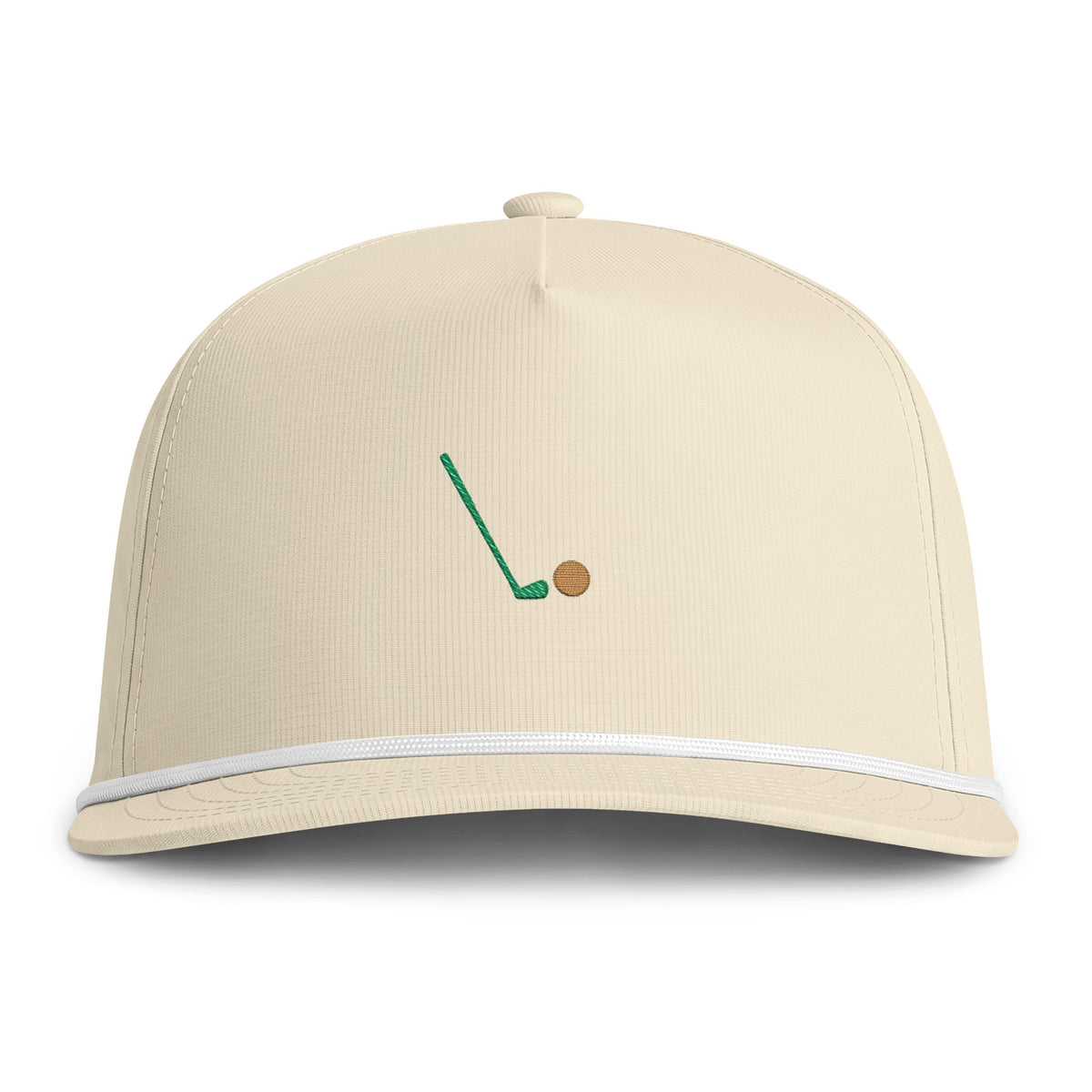 Seven Iron Rope Cap in Ivory, front view
