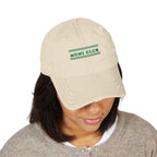 Club Stripe Dad Hat in Khaki, on model
