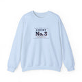 Court No. 3 Crewneck in Light Blue, front view