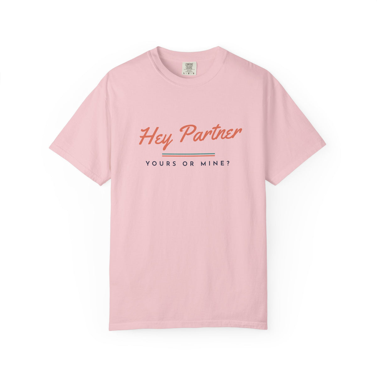 Hey Partner Tee in Blossom, front view