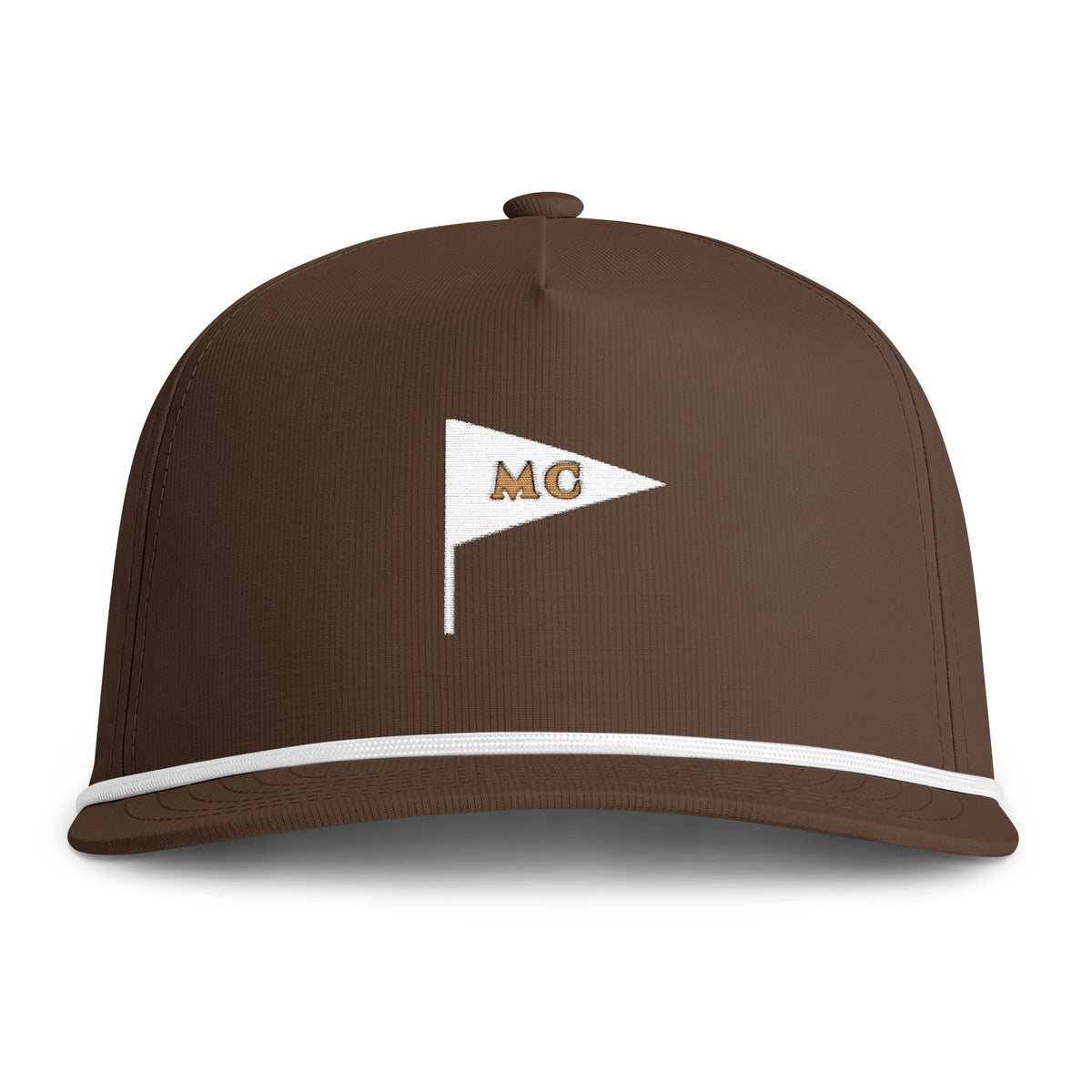 MC Pennant Rope Cap in Espresso, front view