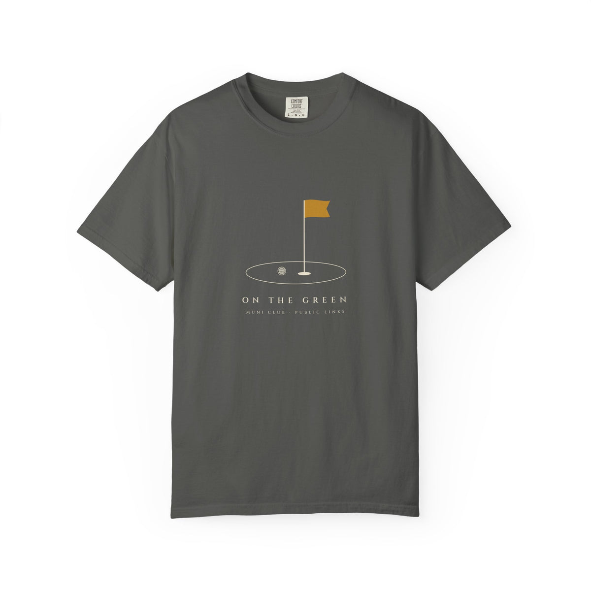 On the Green Tee in Pepper, front view
