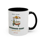 Beverage Cart Mug in Black, design, handle right