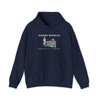 Desert Doubles Hoodie in Navy, front view