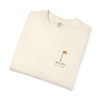 Flag Chest Mark Tee in Ivory, folded