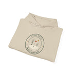 Frost Delay Hoodie in Sand, folded