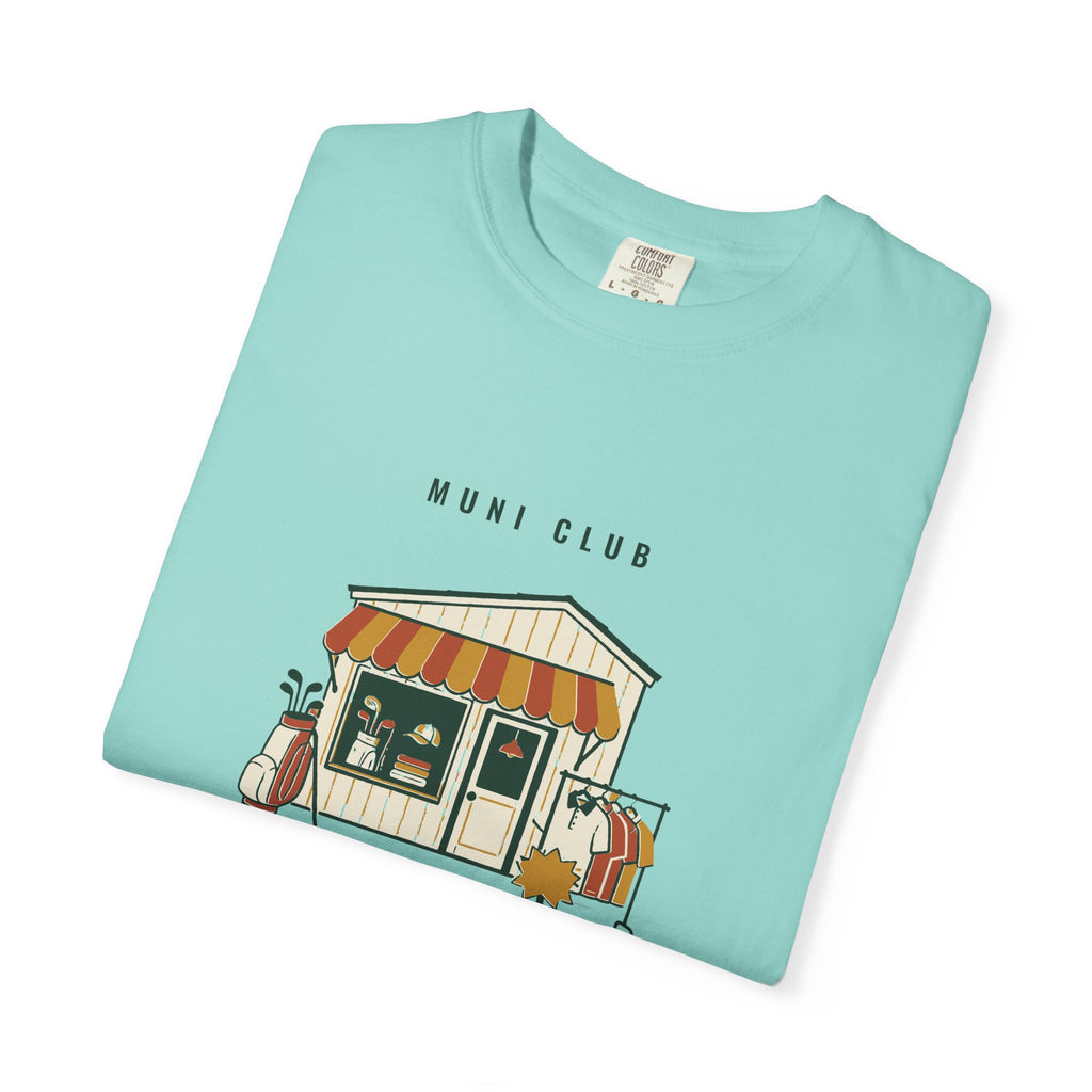 Pro Shop Tee in Chalky Mint, folded