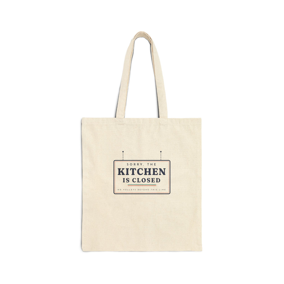 Kitchen Closed Tote in Natural, front view