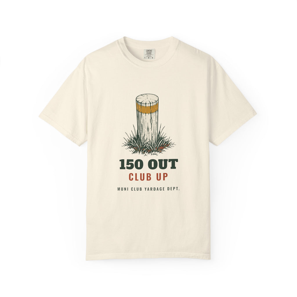 150 Out Tee in Ivory, front view