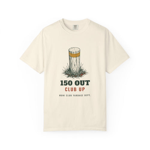 150 Out Tee in Ivory, front view