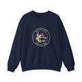 Desert Nine Crewneck in Navy, front view