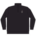 Muni Club Quarter-Zip in Black, front view