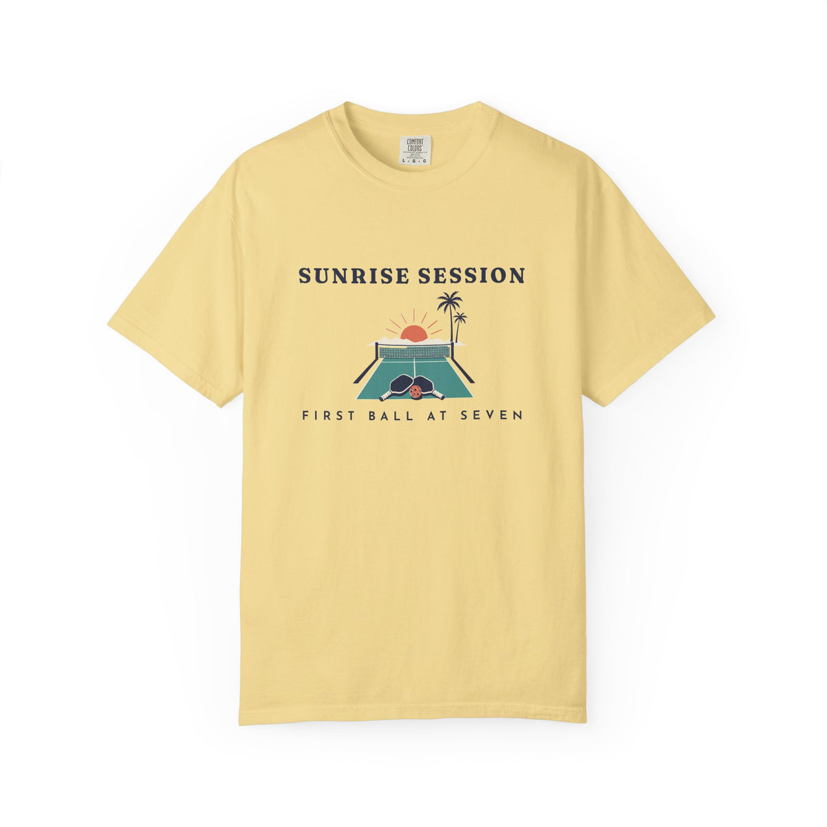 Sunrise Session Tee in Butter, front view