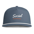 Social Rope Cap in Blue Jean, front view
