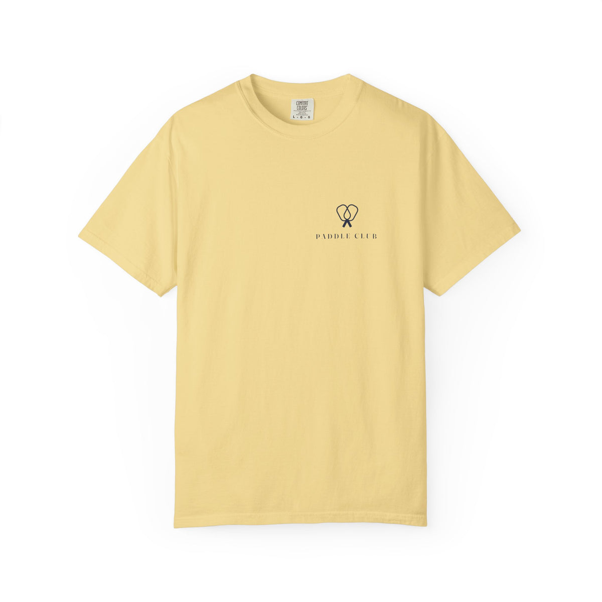 Paddle Mark Tee in Butter, front view