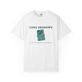 Long Shadows Tee in White, front view