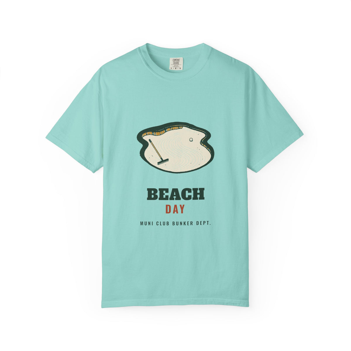Beach Day Tee in Chalky Mint, front view