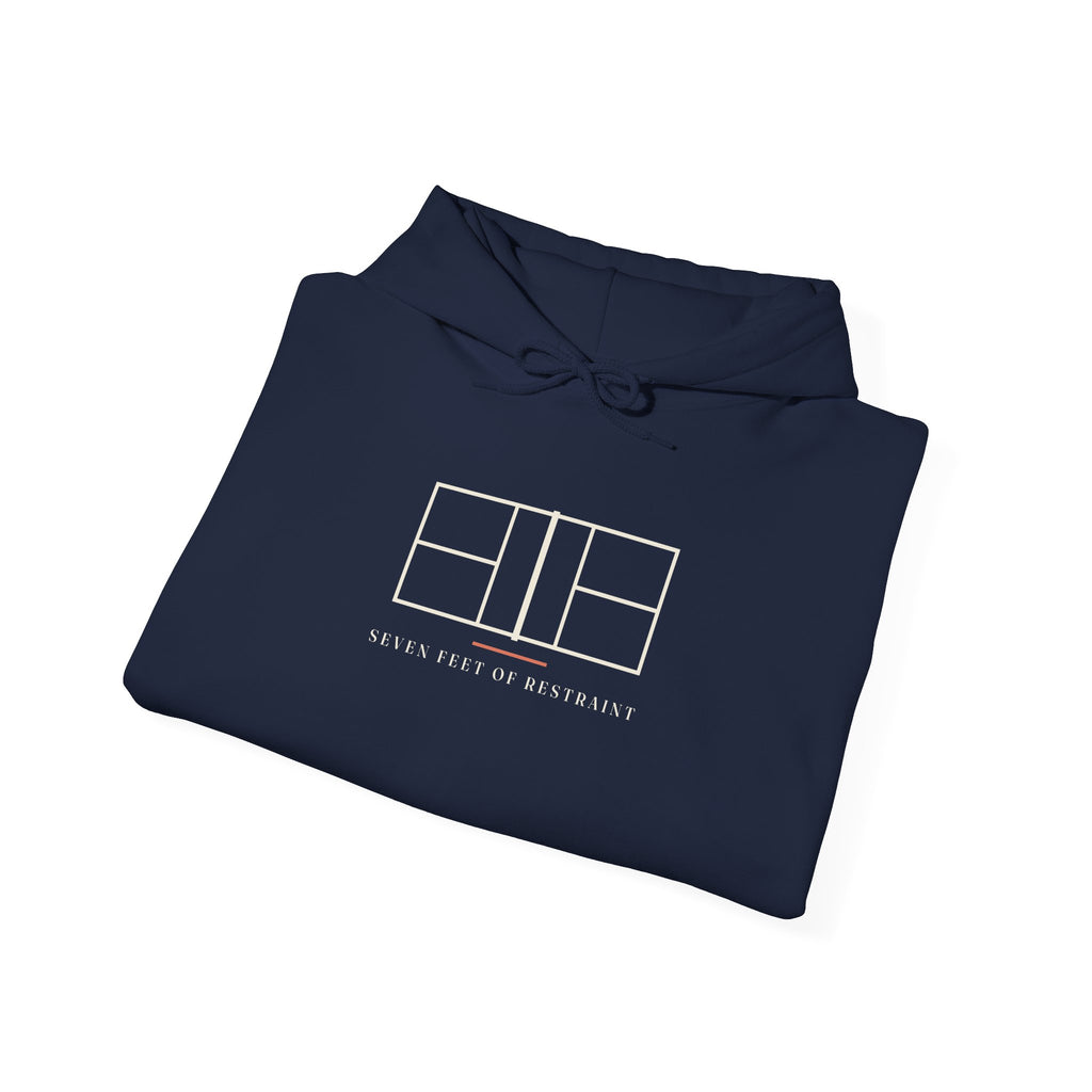 Net Line Hoodie in Navy, folded