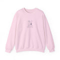 Court Gate Crewneck in Light Pink, front view