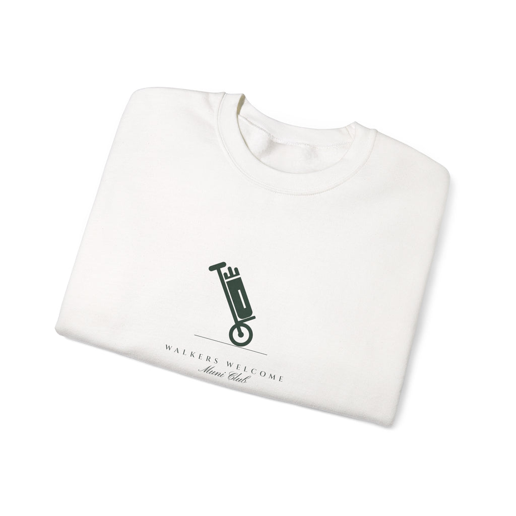 Walkers Welcome Crewneck in White, folded