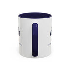 Dink Mug in Navy, handle view