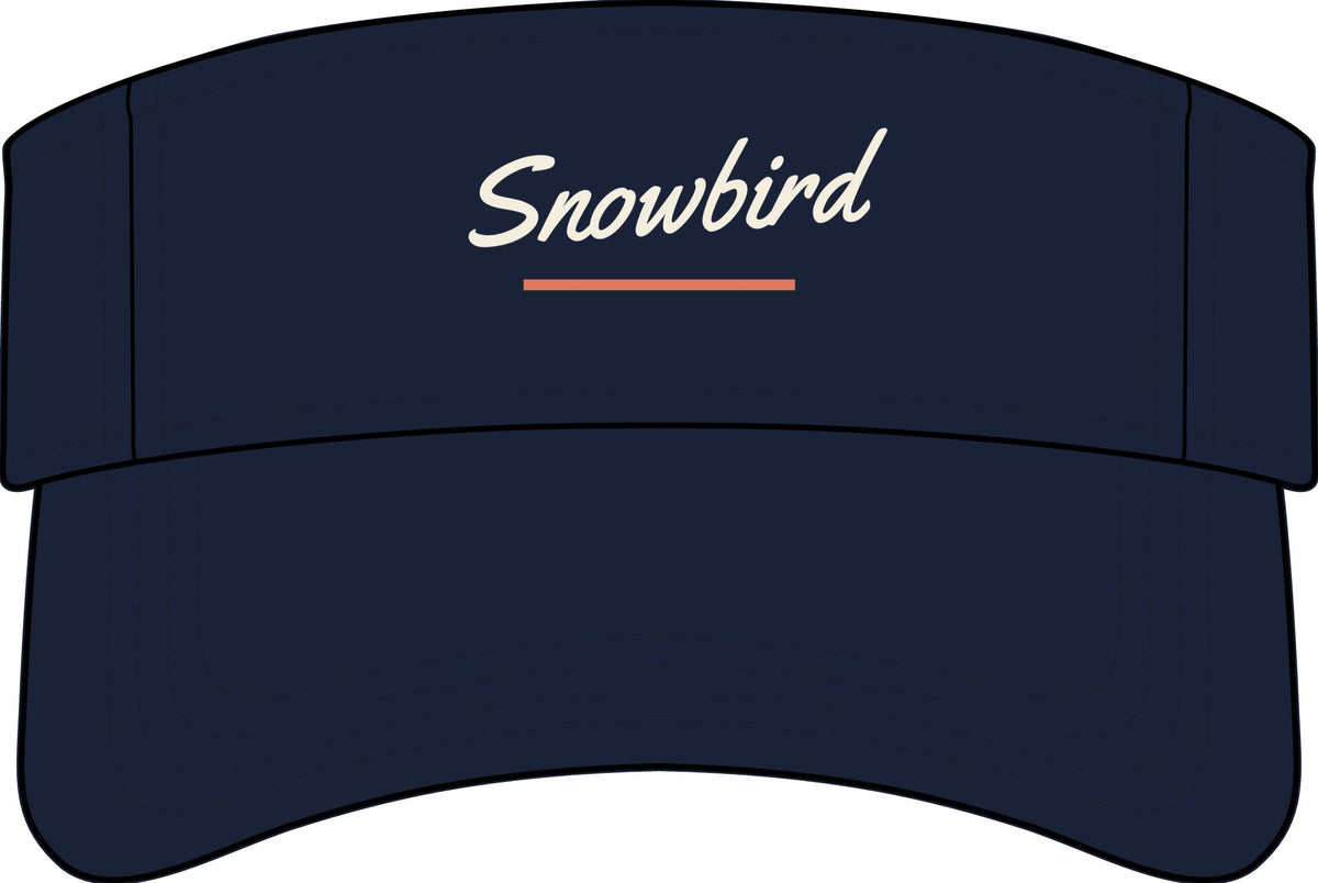 Snowbird Visor in Navy, front view