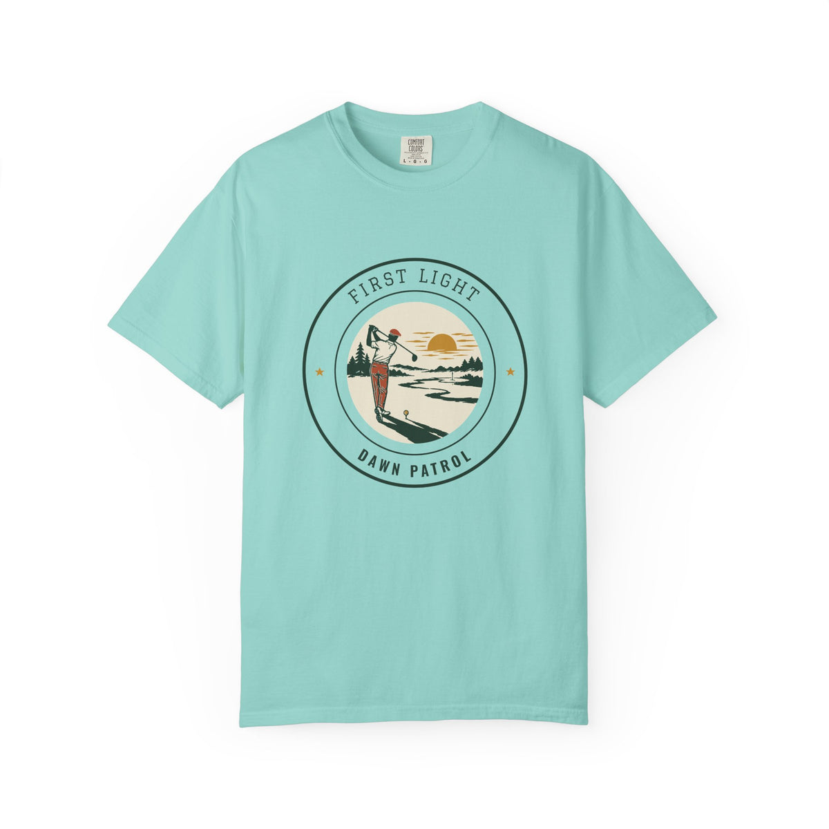 First Light Tee in Chalky Mint, front view